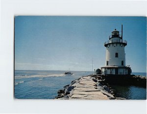 Postcard Outer Light, Old Saybrook, Connecticut