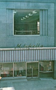 Vintage Postcard Mitchell's Downtown Fashion Center Roanoke Shops Virginia VA