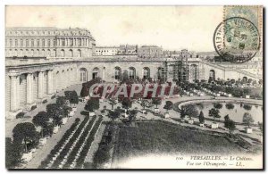 Versailles - Le Chateau - view the & # 39Orangerie Old Postcard