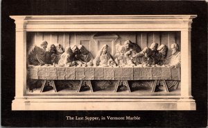 Last Supper Vermont Marble Exhibit Proctor Vermont Marble Company Pm Postcard 