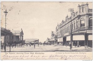 The Square showing Town Hall , Kimberley , South Africa , PU-1908