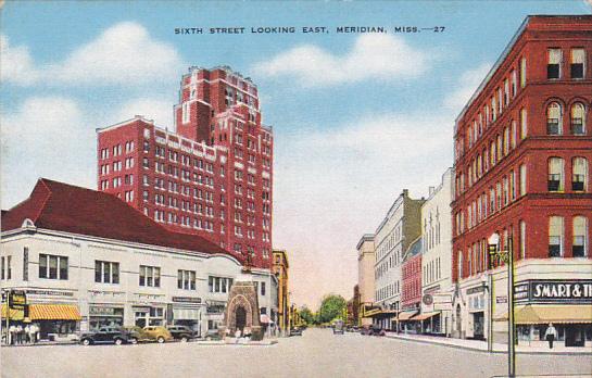 Mississippi Meridian Sixth Street Looking East