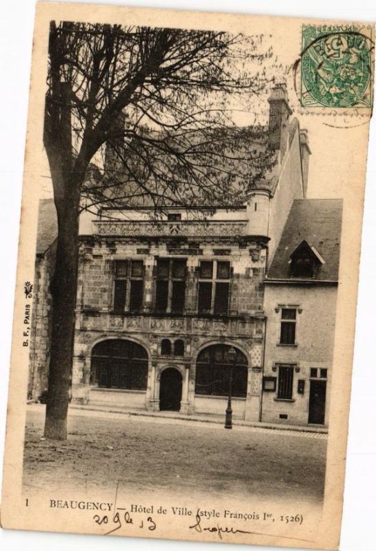 CPA BEAUGENCY - Hotel de Ville (270606)