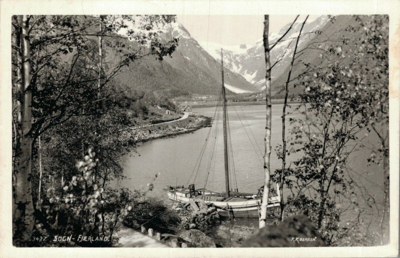 Norway Sogn Fjærland Fjaerland RPPC 06.20