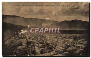 Old Postcard Mont Sainte Odile The Pagan Wall and ruins of castles Drestein