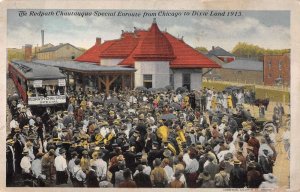 Redpath Chautauqua Enroute from Chicago to Dixie Land 1913 PC AA50977