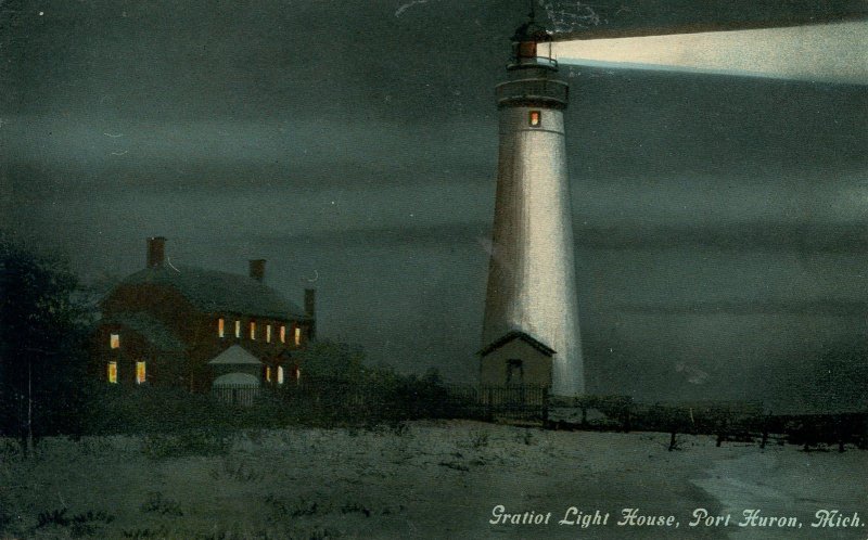 MI - Port Huron. Gratiot Light House