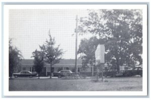 Robinson Illinois IL Postcard Sylvester Motel Exterior Roadside c1960's Vintage