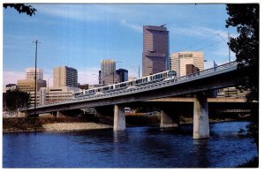 Train on Bow Bridge, Calgary,  Alberta, 1985