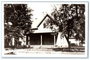 c1940's The Home Of Sinclair Lewis Sauk Centre Minnesota MN RPPC Photo Postcard