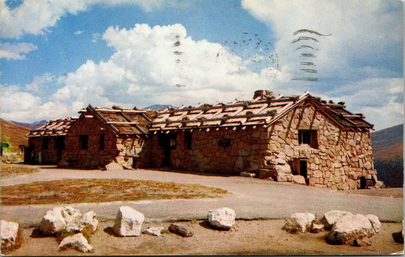 Vtg 1950's Fall River Store Trail Ridge Road Estes Park Colorado CO Postcard