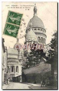 Old Postcard Paris Sacred Heart seen from the street to the bar Children