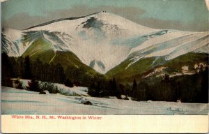 White Mountains New Hampshire NH Postcard  MT WASHINGTON 