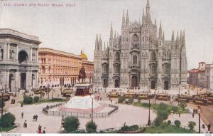 MILANO, Lombardia, Italy, PU-1911; Duomo And Piazzi