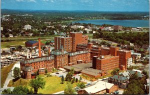 Vtg Portland ME Maine Medical Center Aerial View Postcard