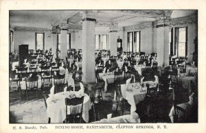 Clifton Springs New York Sanitarium Dining-Room vintage pc DD6834