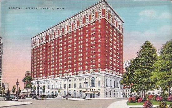 Michigan Detroit Hotel Statler