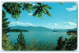 1973 View Of Lake Pend Orielle Seen From Hope Idaho ID Posted Vintage Postcard