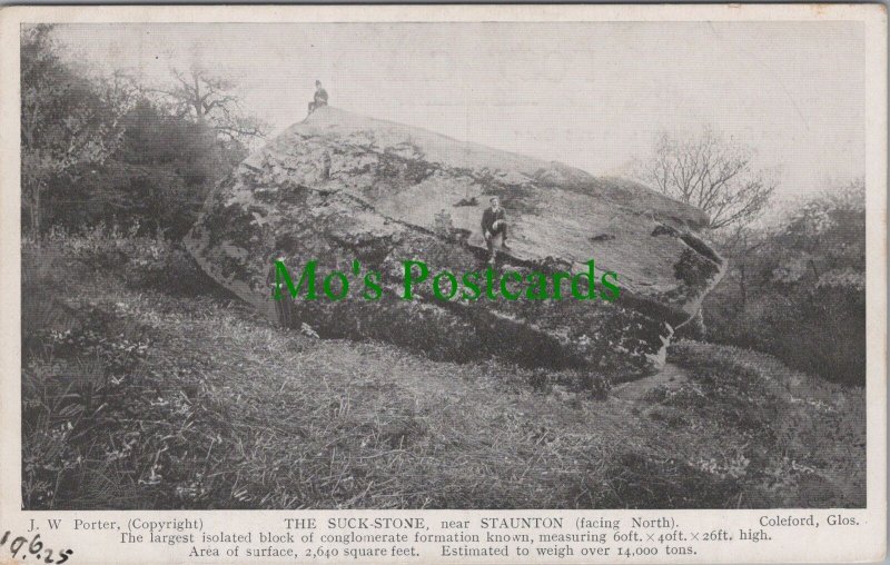 Gloucestershire Postcard - The Suck-Stone Near Staunton   Ref.RS29485 