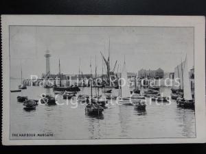 c1908 Kent: The Harbour, Margate - showing fishing boats etc