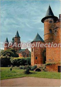 Postcard Modern Colonges Rouge (Correze) The church taking the castle of Vass...