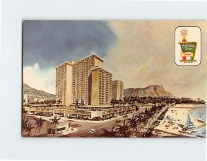 Postcard Holiday Inn Waikiki Beach Honolulu Hawaii USA