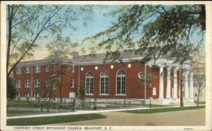 Beaufort SC Church c1920 Postcard