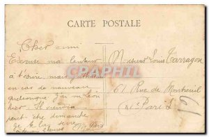 Old Postcard Paris Les Jardins du Champ de Mars Eiffel Tower