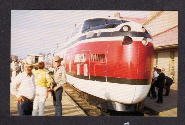 MT UA Turbo Railroad Train BILLINGS MONTANA Postcard RR PC Carte Postale