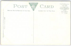 Vintage Baltimore MD Western High School Red Brick Building Postcard