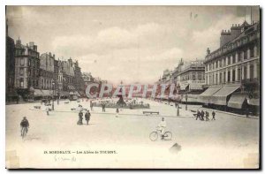 Postcard Old Bordeaux Allees de Tourny