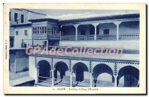 Postcard Old Algiers Pavillon Du Fan On Coup
