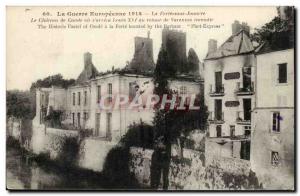 La Ferte sous Jouarre Old Postcard The European war The castle or Conde stopp...