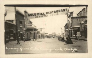 Grand Forks Bonanza Creek Klondyke Klondike Yukon Ghost Town RPPC RARE!