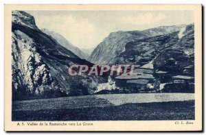 Old Postcard Valley of the Romanche to the Grave