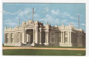 Canadian Pavilion Pan Pacific International Exposition San Francisco CA postcard