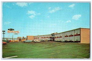 1962 Town House Motor Hotel Cars East Paterson Atlantic City NJ Vintage Postcard