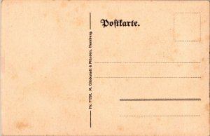 1918 Mint Germany Postcard German Communist Revolution Ilustration Flag