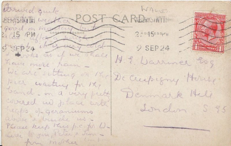 Genealogy Postcard - Family History - Warriner - Denmark Hill - London   U2288