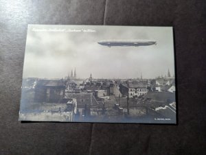 Mint 1913 Germany LZ 17 Sachsen Zeppelin Airship Aviation Postcard