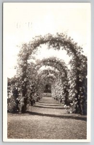 Hartford CT Connecticut Beautiful Rose Garden to Striegl in Madison Postcard F26