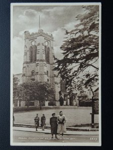 Wales COLWYN BAY Parish Church of St. Paul c1940's Postcard by R.A.Postcards Ltd
