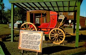 Canada British Columbia 100 Mile House Historic Concord Stage Coach