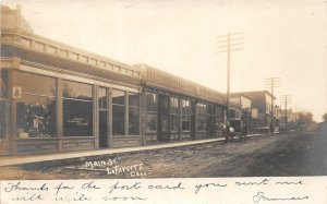 J16/ Lafayette Colorado RPPC Postcard c1910 Main St Ice Cream & Bakery 272