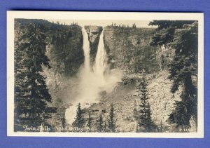 Yoho Valley,British Columbia/BC, Canada Postcard,Twin Falls