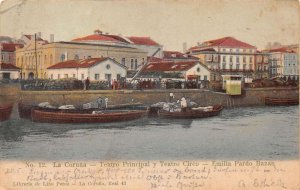 La Coruna Spain Teatro Principal y Teatro Circo Waterfront View PC AA111375