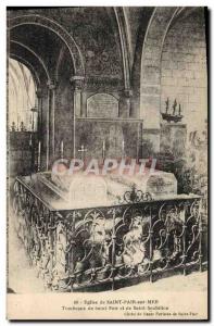 Postcard Ancient Church of Saint Pair sur Mer Saint Pair Tomb and Saint Soubi...