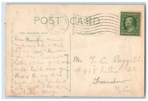 1909 Pay Day Ship Yard Newport News Virginia VA Posted Vintage Antique Postcard