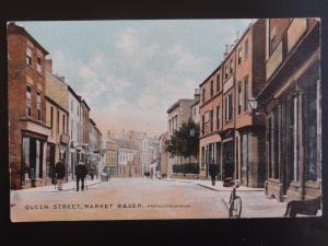 Lincolnshire MARKET RASEN Queen Street Shows c1905 by C. Fieldhouse