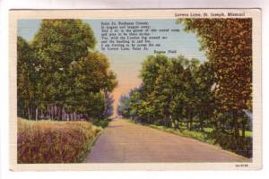 Lovers Lane, Poem Eugene Field St Joseph, Missouri,